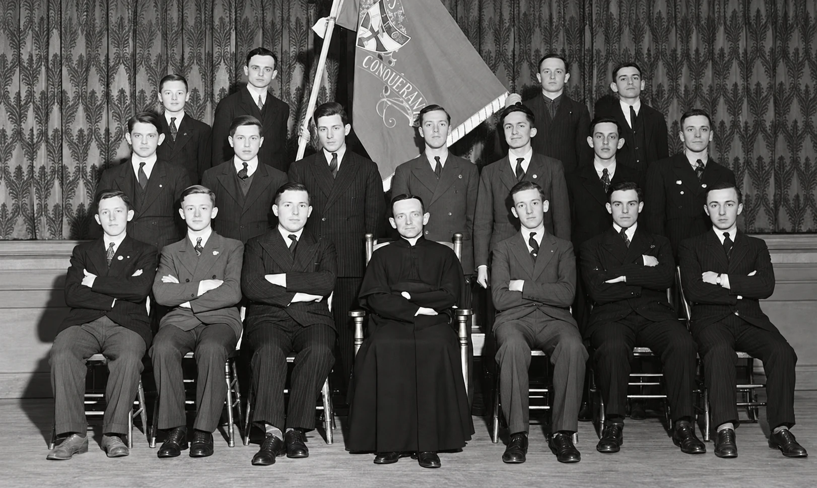 Groupe d'élèves en 1940-1941