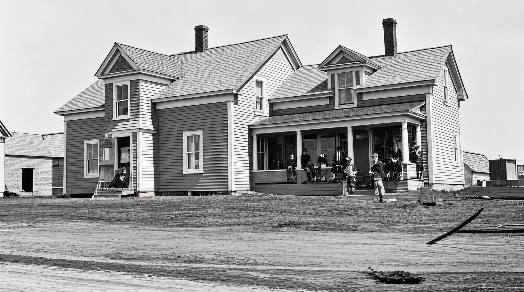 A house in Comeauville, 1918
