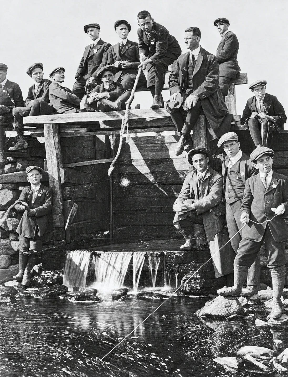 Juvenists on an outing in 1921