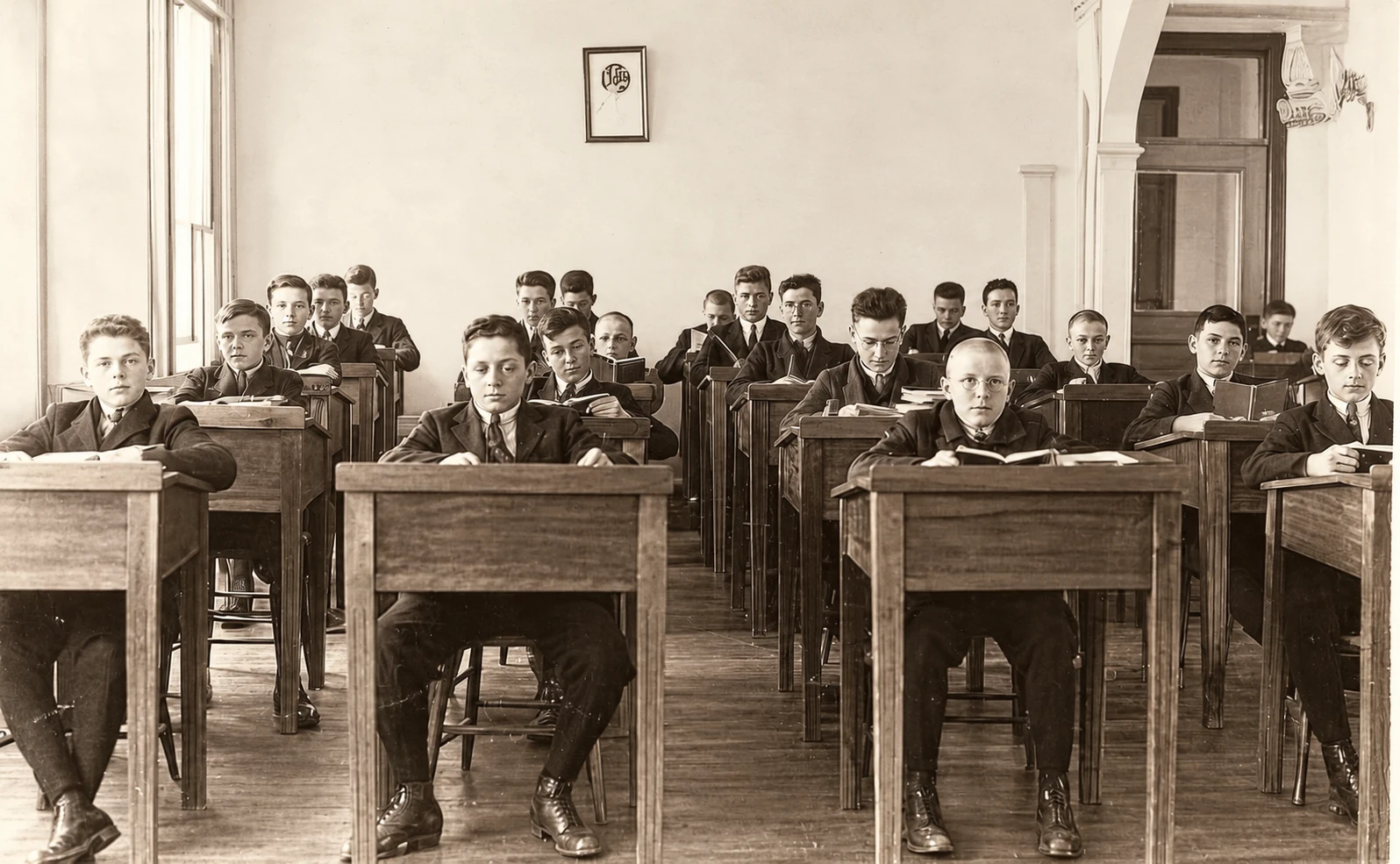 Study room, 1923