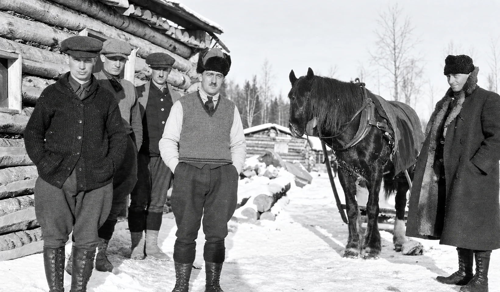 Photographie d’archives des chantiers de la Côte-Nord, image 1