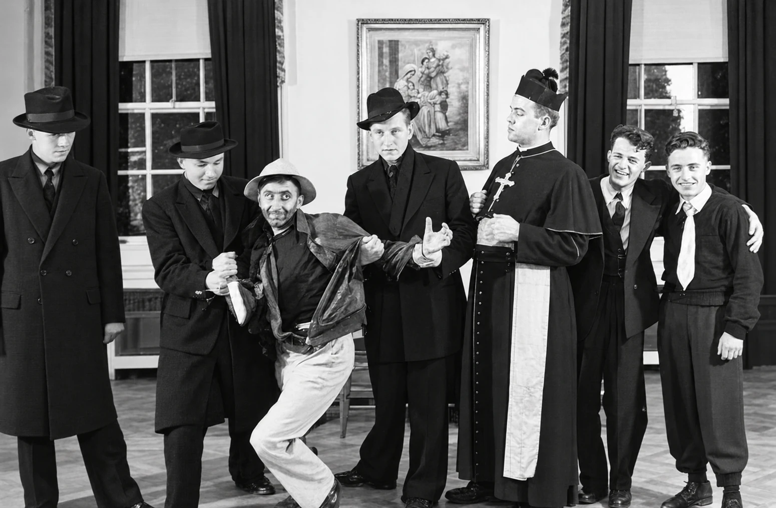 Stage production “The Bishop's Candlesticks”